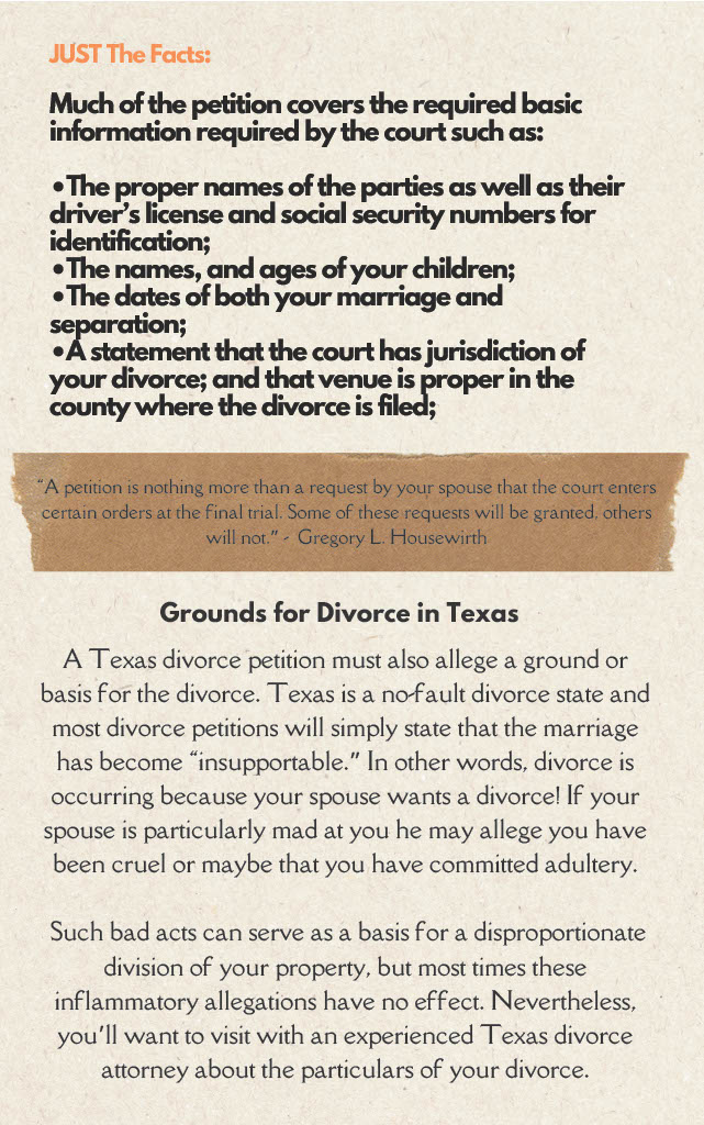Schreier & Housewirth Family Law in Fort Worth, TX - Image of So You've been served