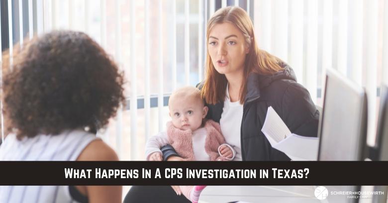 Schreier & Housewirth Family Law in Fort Worth, TX - Image of a Mother with her Baby During CPS Investigations.